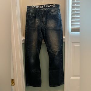 Express loose low rise boot cut 32x34